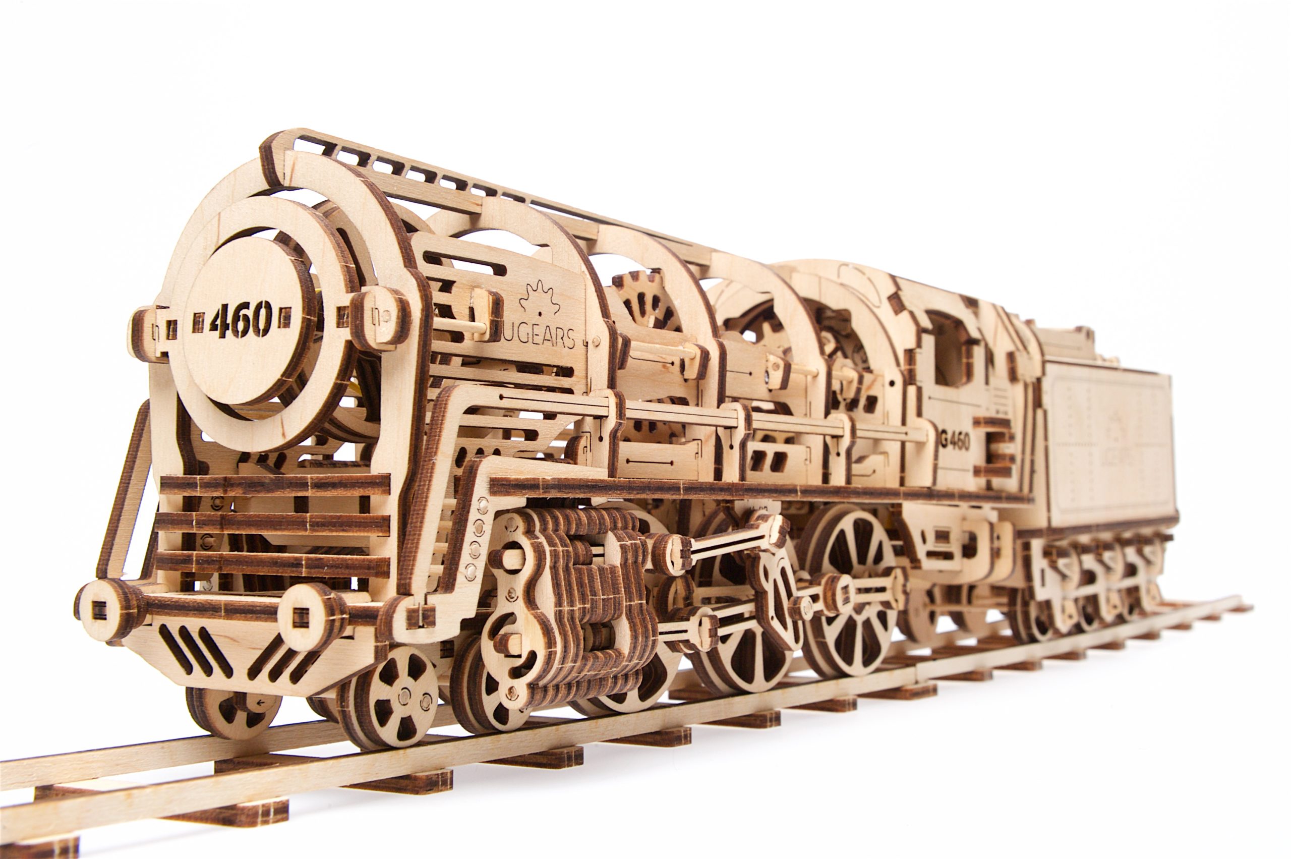 Locomotive with Tender UGears Mechanical Model 